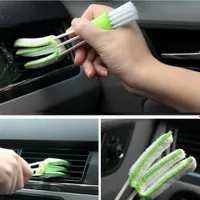 Practical brush with air conditioning grille cleaner in the Alisher car