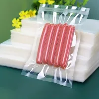 Texturovaný vakuovací sáček na potraviny - Průmyslové odsávání, kompresní a těsnící plastový sáček, síťovaný sáček na čerstvost