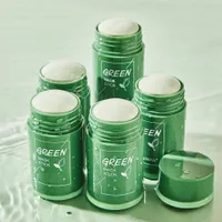Hĺbkovo čistiaca hydratačná maska zo zeleného čaju vo forme tyčinky