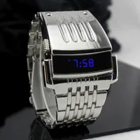 LED náramkové hodinky s automatickým režimom úspory energie - Elegantné