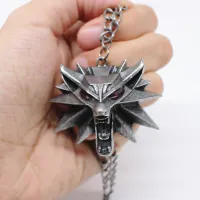 Necklace with wolf head