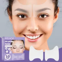 10 Bucăți Stickere Invisibile Instant pentru Față și Gât, Ridicarea Ochilor și a Bărbiei, Formă V, Benzi Subțiri pentru Machiaj și Întinerirea Facială