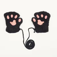 Children's paw-shaped gloves - 2 colours