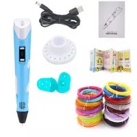 3D Drawing Electric Pen with LCD Display and 1.75mm PLA Filament