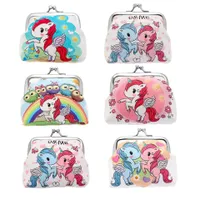 Girl's cute little coin wallet with unicorn printing