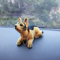 Car Doll Husky Beagle St. Bernard Shake Head Dog Decoration Car Interior Decoration Cute Creative Gift Tabletop Ornament