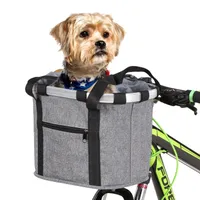Waterproof basket for the dog on the bike