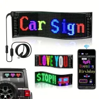 Shine your message: customized LED panel with application - Show text, animation and whatever you invent