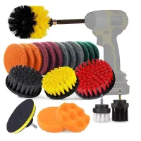 1 Set / 22 pcs of drills for cleaning and polishing, including wire,
