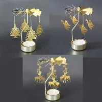 Christmas decorative candlestick Za196 - gold