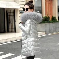 Női téli luxus kabát