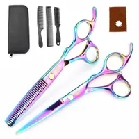 Professional set of high quality barbers' scissors