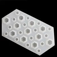 Silicone form for ice crystals