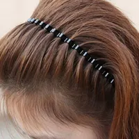 Corrugated metal headband