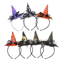 Women's stylish headband with witch hat - Halloween