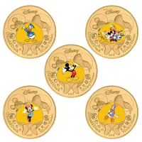 Stylové trendy sběratelské pamětní mince s motivem Mickey Mouse Ameer