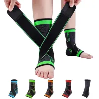Adjustable compression bandage for ankle - ankle protector for running, football and basketball