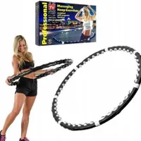 Hula Hoop masaj inel gimnastic cu magneți 90cm