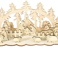 Wooden nativity scene Desi