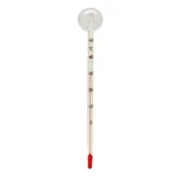 Aquarium thermometer with suction cup