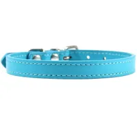 Modern trendy monocolor popular classic artificial leather collar - more colors