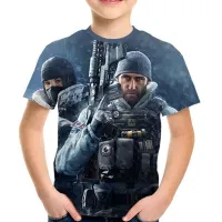 Baby T-shirt with cool 3D printing Call of Duty