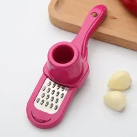 Practical garlic grater with safety system against injury - more colors