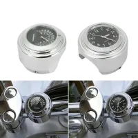 Clock and thermometer for motorcycle