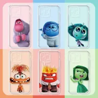 Transparentní kryt na telefony iPhone s motivy postav z pohádky V hlavě 2 - Inside Out 2