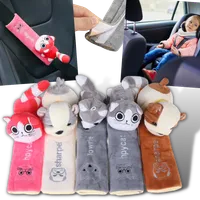 Plush seat belt cover