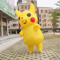 Nafukovací halloweenský kostým pre dospelých - Pikachu