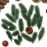 Umelé ihlice na vianočné dekorácie - 6, 8 alebo 10 cm