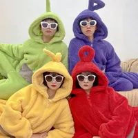 Costume moderne unisexe en peluche des Télétubbies