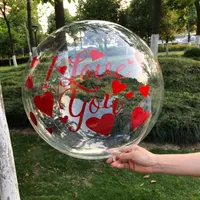 Large transparent balloons for decoration