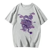 Tricou elegant pentru femei cu imprimeu Dragon