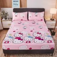 Ochranný plášť na matraci Sanrio Hello Kitty s Proslip Fixation