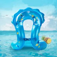 Reinforced inflatable life jacket for children and adults