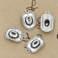 15 pcs of cowboy hat pendants for DIY jewelry creation - ideal for making necklaces, bracelets, earrings