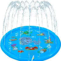 Summer Water Splash Pad Sprinkler for Kids