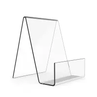 Multifunctional stand made of transparent acrylic - suitable for telephone or books
