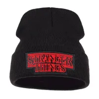 Winter hat with Stranger Things print