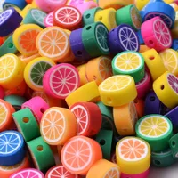Girls coloured beads for stringing - various motifs - 100 pcs