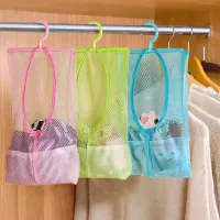 Praktická a skladná síťka na kolíčky na prádlo pro snadné a přehledné skladování prádla a dalších předmětů