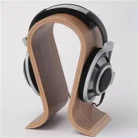 Design wooden stand for headphones