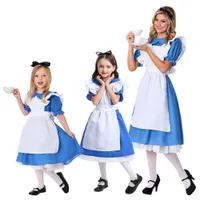 Alice in Wonderland costume Cosplay costume for adults children for girls