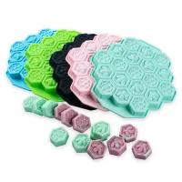 Original stylish silicone ice mould with interesting pattern - various colours Mueller
