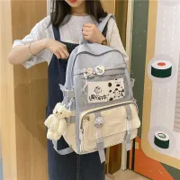 Waterproof Girls School Backpack - Kawai motif