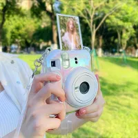 Barevný křišťálový obal na fotoaparát Instax Mini 12 + taška (2v1)