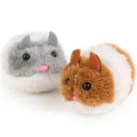 Roztomilá plyšová hračka pro kočky - natahovací morče