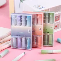 Luxury modern trend original set of highlight color markers 4 pcs